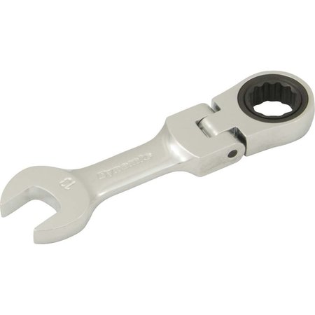 DYNAMIC Tools 13mm Stubby Flex Head Ratcheting Wrench D076313